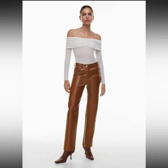 Wilfred Free The Melina Vegan Leather Pants - Picture 3 of 5